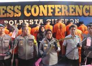 Selama Juni – Juli 2024, Satreskrim Polresta Cirebon Ungkap 14 Kasus Kejahatan