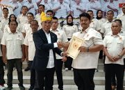 Boster Sitio Resmi Dilantik Jadi Ketua KONI Labuhanbatu Periode 2024-2028