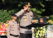 Kapolres Majalengka Pimpin Upacara Kenaikan Pangkat Personel Polres Majalengka