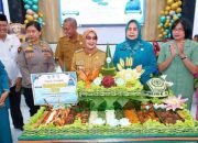 Plt Bupati Hj Ellya Rosa Siregar Hadiri Peringatan HKG PKK ke 52 sekaligus Ajak repleksi