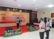 Kapolresta Cirebon Pimpin Upacara Sertijab Wakapolresta Cirebon
