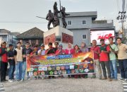 Gabungan Ormas dan Media serta Karang Taruna Melakukan Penggalangan Dana untuk Korban Kebakaran