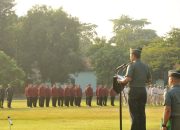 Korem 063 / SGJ menggelar Upacara bendera 17 – an, diikuti seluruh Anggota Makorem dan Dinas Jawatan