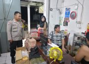 Polsek Jatitujuh Cek TKP Pencurian dengan Pemberatan di Ruko Kelontongan