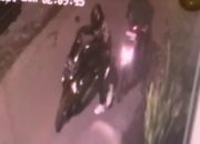 Aksi Pencurian Sepeda Motor di Tegal Terekam CCTV