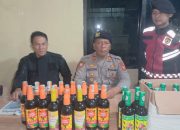 Grebek Rumah Kontrakan di Bungursari, Polres Tasik Kota, Amankan Ratusan Botol Miras