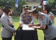 Kapolresta Cirebon Pimpin Sertijab Para Kasat hingga Kapolsek Jajaran