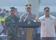 Kapolres Metro Jakarta Timur Pimpin Apel Gelar Pasukan Dalam Pengamanan Ops Mantap Praja Jaya 2024