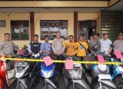 Polres Tasikmalaya Kota, Ungkap Kasus Tindak Pidana Pencurian Belasan Sepeda Motor