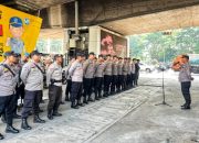Polres Metro Jakarta Barat Terjunkan 57 Personel Amankan Jalur Lintasan Unjuk Rasa di Gedung MPR/DPR