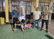 Respon Cepat Polsek Lemahabang Amankan 4 Remaja Diduga Terlibat Tawuran
