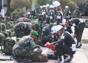 Pomdam XVIII/Kasuari Laksanakan Pemeriksaan Barang Bawaan Personil Purna