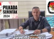 Ketua KPU Labuhanbatu umumkan Paslon Bupati dan Wakil Bupati Pilkada 2024