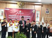 Hari Pertama KPU Majalengka terima Pasangan Bacalon Bupati dan Wakil Bupati pasangan Karna Sobahi – Koko Suyoko