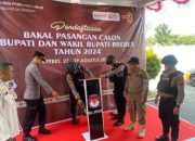 Pastikan Keamanan, Polres Brebes Sterilisasi Kantor KPU Jelang Pendaftaran Paslon