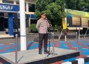 Wakapolres Majalengka Pimpin Apel Latihan Penanganan Kontinjensi Pilkada 2024