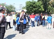 Polres Brebes Kawal Aksi Damai Aliansi Mahasiswa Brebes di Kantor DPRD