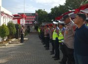 Hari Terakhir Pendaftaran Paslon, Ratusan Personel Gabungan Dikerahkan Amankan Kantor KPU Brebes