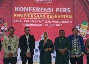 Paslon Maya Hasmita dan Jamri ST di dampingi Ketua KPU Labuhanbatu melakukan Cek Up kesehatan di RSUD Rantauprapat