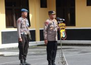 Kapolres Puncak Jaya AKBP Kuswara Pimpin Apel Pagi Jam Pimpinan