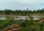 Jembatan Ambruk, Warga Desa Pulo Ie Sulit Beraktifitas dan Hasil Pertanian Terhambat
