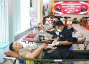 Peringati HUT Humas Polri, Polres Brebes Gelar Donor Daerah Di 3 Lokasi