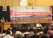 Kapolresta Cirebon Menjadi Narasumber Sinergitas Aparatur Pemda, Desa, TNI/POLRI, dan FKDM Kecamatan