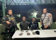 Sweeping Gabungan TNI-Polri, Gagalkan Penyelundupan 1,2 Kg Ganja di Perbatasan RI-PNG