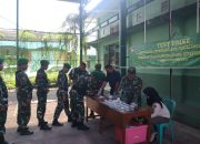 Laksanakan P4GN TW IV TA 2024, Kodim 0713 Brebes Lakukan Tes Urine Prajurit