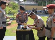 Pimpin Sertijab Kapolsek Wanasari Dan Kasat Tahti. Ini Pesan Kapolres Brebes