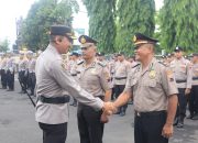 Kapolres Purbalingga Pimpin Upacara Kenaikan Pangkat Pengabdian