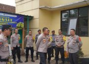 Pasca Pilkada Serentak, Kapolres Tasikmalaya Kota Cek Langsung Logistik Pilkada di PPK