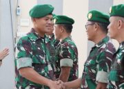 Dandim 0316/Batam Kolonel Inf Rooy Chandra Sihombing Pimpin Tradisi Korp Rapot Masuk Satuan