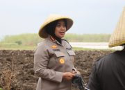 Polresta Cirebon Laksanakan Program Ketahanan Pangan Penanaman Bibit Jagung di Karangwareng