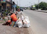 Proyek Galian PDAM di Tepi Jalan Raya Pantura Desa Pakijangan Kecamatan Bulakamba Diduga Tampak Asal Asalan
