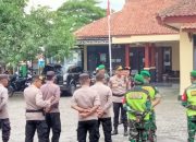 Kapolsek Paguyangan Pimpin Apel Konsolidasi Pengamanan TPS Pilkada Brebes 2024