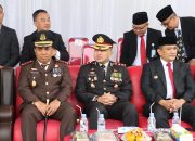 Kapolres Majalengka Hadiri Upacara Bendera Peringati Hari Pahlawan Ke-79 Bersama Forkopimda dilapangan Apel Kecamatan Lemahsugih