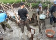 Warga Kampung Bogasari Bergotong Royong Bangun Majelis Talim Al-Hasanah