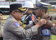 Siap Amankan Nataru, Polres Tegal Kota Adakan Upacara Gelar Pasukan