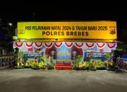 19 Pospam dan Ratusan Personel Gabungan Diterjunkan Siap Amankan Nataru 2024 di Brebes