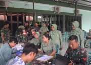 Persit Kartika Chandra Kirana Cabang XXX Kodim 0620 / Kabupaten Cirebon Menyumbangkan Darah