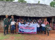 SBN Foundation bersama TNI berbagi 1000 sepatu untuk anak NTT