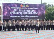 Kapolres Majalengka Pimpin Apel Gelar Pasukan Pengamanan Jelang Perayaan Natal 2024 dan Tahun Baru 2025