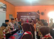 Anggota Koramil 0620-02 / Tengahtani Hadiri Musran dan Pelantikan Majelis Pembimbing Ranting