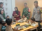 Danramil 1401 / Kesambi Laksanakan Pendampingan Program Makan Bergizi Gratis