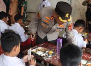 Kapolres Majalengka Bersama Forkopimda Tinjau Pembagian Makan Bergizi Program Presiden RI Prabowo Subianto