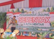 Sinergi dengan Polres Muara Enim, Bukit Asam Turut Mendukung Penanaman Jagung Serentak