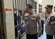 Pastikan Keamanan dan Kesehatan Para Tahanan, Kapolres Cek Rutan Polres Tegal Kota