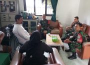 Babinsa Anjangsana ke Tokoh Masyarakat Blok Blancir Desa Cempaka