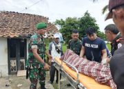 Koramil 1211/Singaparna Bersama Warga Evakuasi Mayat Perempuan di Sungai Irigasi Cijeruk